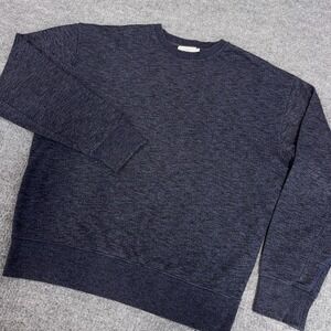 Closed Sweatshirt Mens XL Navy Blue Heather Sweater Designer Turkey Pullover